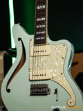 D'Angelico Deluxe Bedford SH LE Offset Sage Electric Guitar