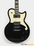 D'Angelico Premier Atlantic Single Cut Electric Guitar (Black Flake)