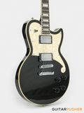 D'Angelico Premier Atlantic Single Cut Electric Guitar (Black Flake)