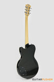 D'Angelico Premier Atlantic Single Cut Electric Guitar (Black Flake)