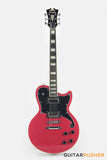 D'Angelico Premier Atlantic Single Cut Electric Guitar (Oxblood)