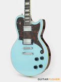 D'Angelico Premier Atlantic Single Cut Electric Guitar (Sky Blue)