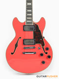 D'Angelico Premier Mini DC Fiesta Red Electric Guitar