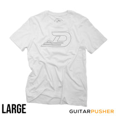 Duesenberg T-Shirt "D-Outlines" White - Unisex