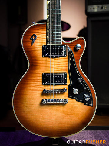 Duesenberg Fantom Series S Electric Guitar w/ Hard Case - (Light Antique Burst)