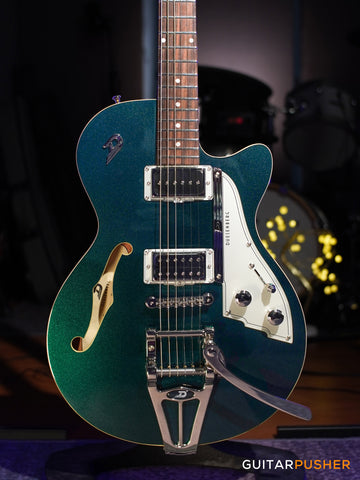 Duesenberg Guitars Starplayer CBR Electric Guitar (Catalina Green) w/ Hard Case