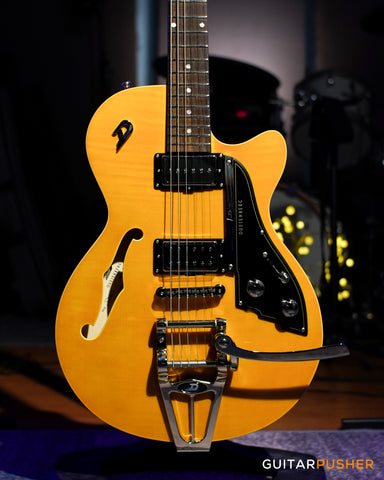 Duesenberg Guitars Starplayer CBR Electric Guitar (Transparent Honey) w/ Hard Case