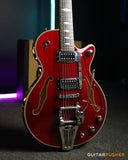 Duesenberg Guitars Starplayer TV Deluxe Electric Guitar (Crimson Red) w/ Hard Case