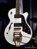 Duesenberg Guitars Starplayer TV Velvet Series Electric Guitar (Matte White Velvet) w/ Hard Case