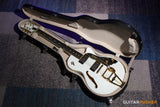 Duesenberg Guitars Starplayer TV Velvet Series Electric Guitar (Matte White Velvet) w/ Hard Case