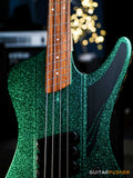 Dingwall D-Roc Standard 4-String Fanned Fret Bass - Gloss Metalflake Aquamarine