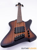 Dingwall D-Roc Standard 5-String Fanned Fret Bass - Matte Vintageburst