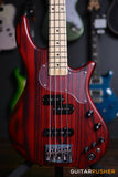 Edwards E-BB-145/M Modern Bass w/ Maple Fingerboard - Satin Burner Red