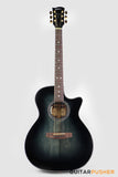 Elegee Adarna Solid Sitka Spruce Top Grand Auditorium Acoustic-Electric Guitar with Dual Pickup System - Blackburst