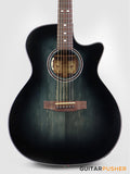 Elegee Adarna Solid Sitka Spruce Top Grand Auditorium Acoustic-Electric Guitar with Dual Pickup System - Blackburst