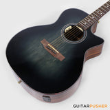 Elegee Adarna Solid Sitka Spruce Top Grand Auditorium Acoustic-Electric Guitar with Dual Pickup System - Blackburst
