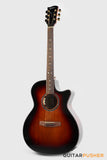 Elegee Adarna Solid Sitka Spruce Top Grand Auditorium Acoustic-Electric Guitar with Dual Pickup System - Sunburst