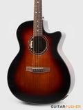Elegee Adarna Solid Sitka Spruce Top Grand Auditorium Acoustic-Electric Guitar with Dual Pickup System - Sunburst