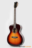 Elegee Katala Solid Sitka Spruce Top  OM Acoustic-Electric Guitar with Dual Pickup System - Honeyburst