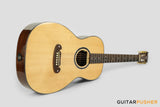 Elegee Lawin Solid Sitka Spruce Top  00 Parlor Acoustic-Electric Guitar with Dual Pickup System