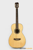 Elegee Lawin Solid Sitka Spruce Top  00 Parlor Acoustic-Electric Guitar with Dual Pickup System