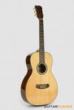 Elegee Lawin Solid Sitka Spruce Top  00 Parlor Acoustic-Electric Guitar with Dual Pickup System