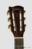 Elegee Lawin Solid Sitka Spruce Top  00 Parlor Acoustic-Electric Guitar with Dual Pickup System