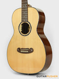 Elegee Lawin Solid Sitka Spruce Top  00 Parlor Acoustic-Electric Guitar with Dual Pickup System