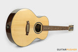 Elegee Mini Maya Solid Sitka Spruce Top GS Mini Acoustic-Electric Guitar with Dual Pickup System