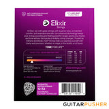 Elixir Acoustic 80/20 Bronze Acoustic Guitar Strings with Polyweb Coating - Light (12 16 24 32 42 53)