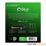Elixir Electric Bass Stainless Steel Bass Guitar Strings with Nanoweb Coating - 5-String Light, Long Scale (45 65 85 105 130)