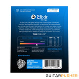 Elixir Electric Nickel Plated Steel Standard Gauge Electric Guitar Strings with NANOWEB Coating