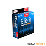 Elixir Electric Nickel Plated Steel Electric Guitar Strings with Nanoweb Coating - Super Light (9 11 16 24 32 42) 3-Pack