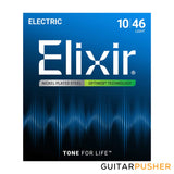 Elixir Electric Nickel Plated Steel Standard Gauge Electric Guitar Strings with OPTIWEB Coating