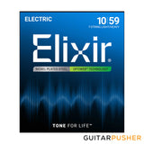 Elixir Electric Nickel Plated Steel Special Gauge 7-String Electric Guitar Strings with OPTIWEB Coating