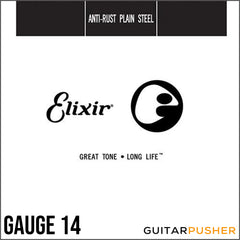 Elixir Plain Steel Anti-Rust Single String