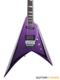 ESP Alexi Ripped Signature Series Alexi Laiho Electric Guitar - Purple Fade Satin w/ Pinstripes