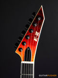 ESP E-II Horizon NT-II Modern Electric Guitar w/ EMG 66TW/57TW Humbucker Pickups - Tiger Eye Amber Fade