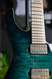 ESP E-II M Series M-II HT Modern Electric Guitar w/ Bare Knuckle Aftermath Tyger Humbucker Pickups - Black Turquoise Burst