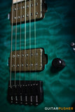 ESP E-II M Series M-II HT Modern Electric Guitar w/ Bare Knuckle Aftermath Tyger Humbucker Pickups - Black Turquoise Burst