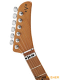EVH 5150 Series Deluxe Quilt Maple Top, Baked Maple Fretboard - Limeade Zest (5108310390)