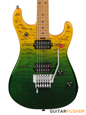 EVH 5150 Series Deluxe Quilt Maple Top, Baked Maple Fretboard - Limeade Zest (5108310390)