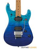 EVH 5150 Series Deluxe Quilt Maple Top, Baked Maple Fretboard - Pacific Drift (5108310389)