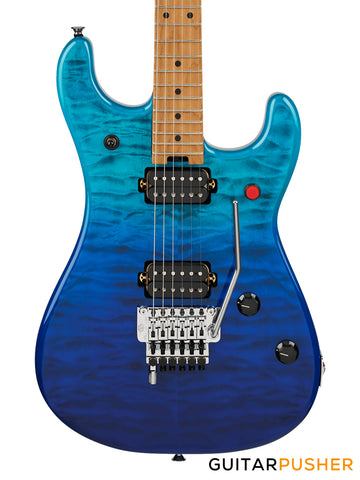 EVH 5150 Series Deluxe Quilt Maple Top, Baked Maple Fretboard - Pacific Drift (5108310389)