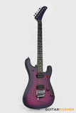 EVH 5150 Series Deluxe Quilt Maple Top, Ebony Fretboard - Purple Daze