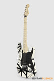 EVH Striped Series Stratocaster Electric Guitar - B/W