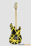 EVH Striped Series Stratocaster Electric Guitar - B/Y