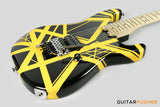 EVH Striped Series Stratocaster Electric Guitar - B/Y
