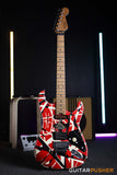 EVH Striped Series Stratocaster Frankie Electric Guitar