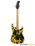 EVH Striped Series Limited Edition Aged Frankenstein Stratocaster Frankie B/Y (5107900528)